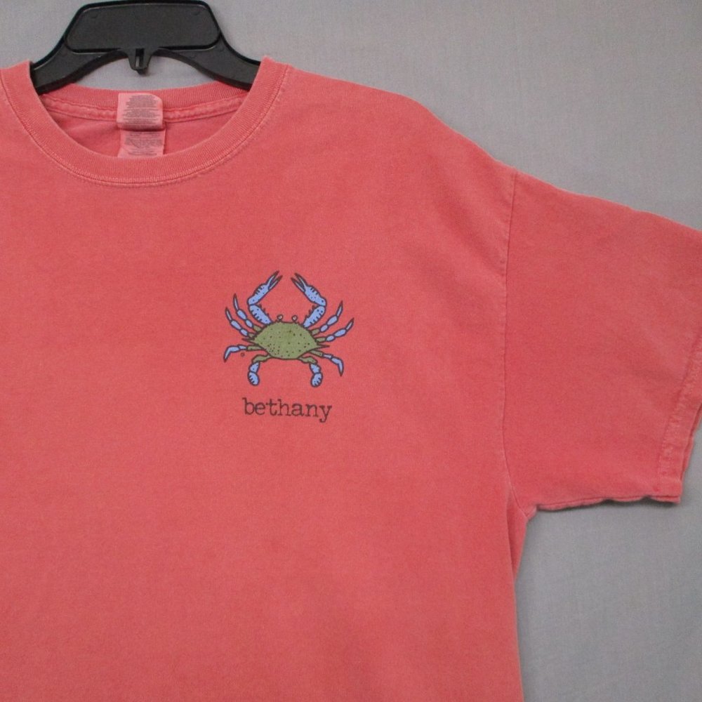 Bethany Crustacean Identification T-Shirt Graphic Print Pink Women Size | L - Picture 3 of 10